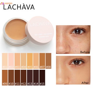 Lachava15สีคอนซีลเลอร์ Pockmarks วงกลมสีดำทนทานไม่ติดผงคอนซีลเลอร์แผ่นครีมรองพื้นความงามเครื่องสำอาง Veemm