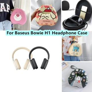 【จัดส่งรวดเร็ว】เคสหูฟัง ลายการ์ตูนมินนี่เมาส์ สําหรับ Baseus Bowie H1 H1