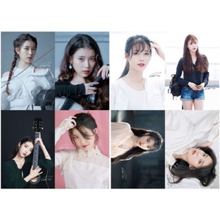 จัดส่งในวันเดียวกัน โปสเตอร์ภาพนูน IU Li Zhien star HD 8 ชิ้น