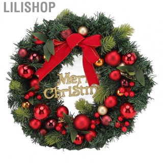 Lilishop Christmas Wreath  Artificial Christmas Garland Recycled  for Fireplace