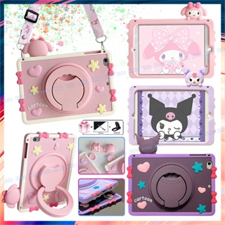 เคสแท็บเล็ต ลายการ์ตูนกระต่ายน่ารัก หมุนได้ 360 องศา กันกระแทก สําหรับ ipad mini air pro 1 2 3 4 5 6 7 8 9 10 9.7 10.2 10.5 10.9 11 2017 2018 2019 2020 2021 2022