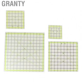 Granty Fabric Cutting Ruler  4pcs Acrylic Quilting Ruler Double Color  for Measurements