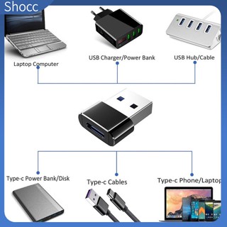 Shocc อะแดปเตอร์แปลง Usb Type c OTG Usb 3.0 OTG Type-c ตัวผู้