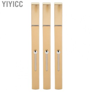 Yiyicc Lip Brush Set  Gold Soft Hair Ergonomic Retractable Double Ended Lip Brush  for Home