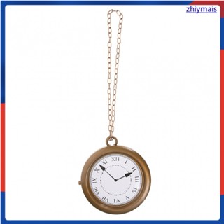 Clock Watch Necklace Pocket Party Cosplay Costume Toy Decor Halloween Chain Pendant Rabbit Decorative Neck White Vintage Hanging