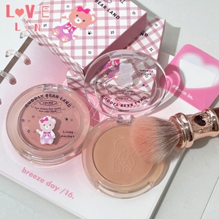 【Lovelin】USLIKE บลัชออนแต่งหน้า เนื้อฝุ่น โมโนโครม ติดทนนาน สีนู้ด สําหรับผู้หญิง