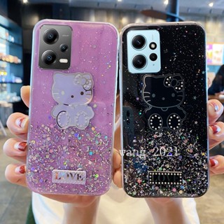 พร้อมส่ง ใหม่ เคสโทรศัพท์มือถือนิ่ม ปิดด้านหลัง แบบบาง ลายกากเพชร ดาว ท้องฟ้ากลางคืน หรูหรา สําหรับ Redmi Note 12 Pro + 12S 12C Redmi A2 A1 5G 4G 2023