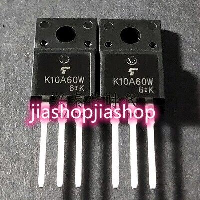 10 ชิ้น K10A60W TO-220F TK10A60W TO220F 10A/600V MOSFET ธรรมดาและใหม่บน
