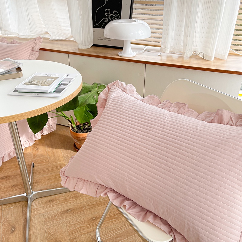 ปลอกหมอน ผ้าฝ้ายแท้ แบบหนา 48x74 ซม. สไตล์เกาหลี 40 ชิ้น - รูปที่ 4