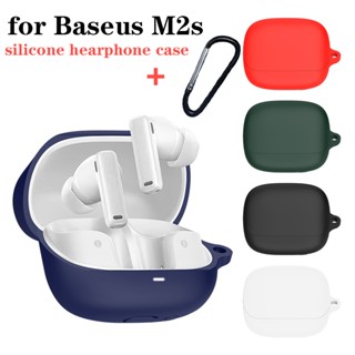 เคสหูฟังบลูทูธ ซิลิโคน กันลื่น สําหรับ baseus M2s m2 s