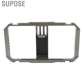 Supose Smartphone Video Rig Handheld Mobile Phone Cage Filmmaking Vlogging Rig Case  with Cold Shoe for Fill Light Microphone