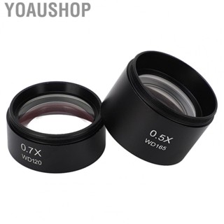 Yoaushop 2Pcs Objective Lens Set 0.7X 0.5X  Auxiliary Objective Lens