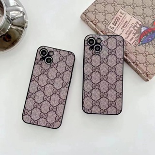 เคส iphone 14 เคสโทรศัพท์มือถือหนัง GG สําหรับ iPhone 14 pro iPhone 13 iPhone 11 iPhone 7 8 plus iPhone 12 promax