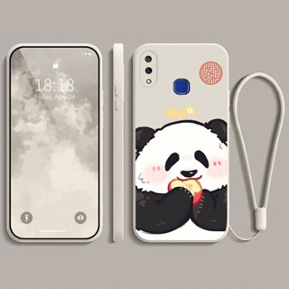 เคส vivo Y93 vivo Y91 vivo Y95 vivoY91i เคส กรณีโทรศัพท์นิ่มรูปแบบหมีแพนด้าโชคดี