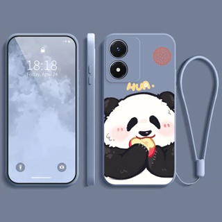 เคส vivo Y02S 4G Y16 4G Y35 2022 4G Y22S 2022 4G Y22 2022 4G Y02 4G Y66 Y67 V5 V5S V5 lite เคสโทรศัพท์มือถือแบบนิ่ม ลายแพนด้านําโชค ZMF