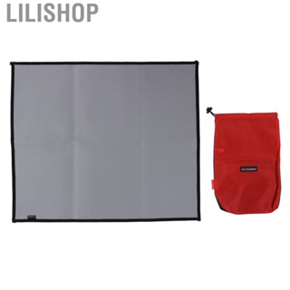 Lilishop Outdoor Camping Fireproof Cloth Cookout BBQ Insulation Pad Flame Retardant Hig