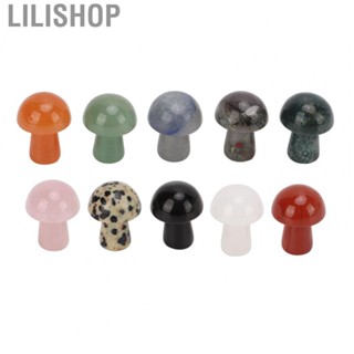 Lilishop Mushroom Crystal Decoration Mushroom Shape Crystals for Planter for Bathtub for Bathroom