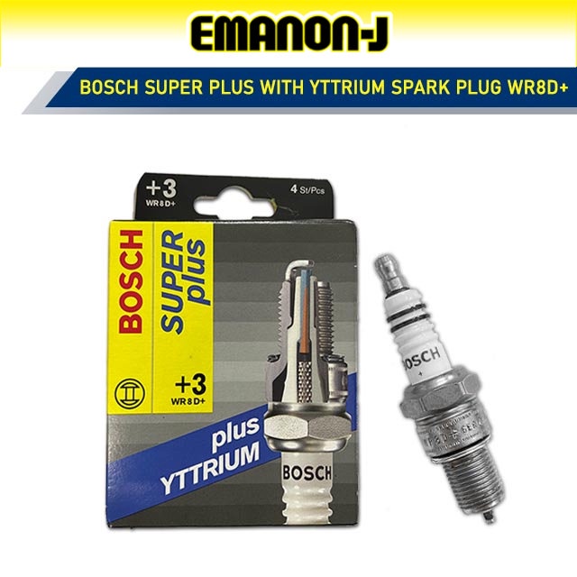 BOSCH WR8D+ Spark Plug Super Plus With YTTRIUM 4pcs