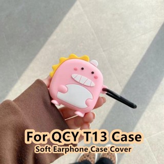 【Trend Front】เคสหูฟัง แบบนิ่ม ลายการ์ตูน สําหรับ QCY T13 QCY T13