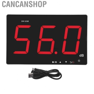 Cancanshop Level Meter 30‑130dB Wall Mount Noise Decibel  for Classroom Home Street 9.6inch LCD Screen Decibel Meter