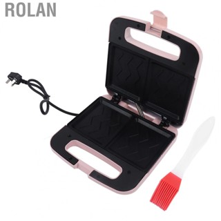 Rolan Breakfast Machine  Stainless Steel Waffle Small Griddle Press Tightness Multifunctional  for Waffle