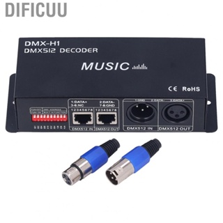 Dificuu 3 Channel DMX Decorder Adjustable RGB Dimming  Decorder Controller Hot