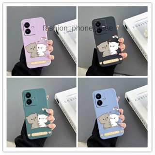 เคส vivo y22 เคส vivo y22s เคสโทรศัพท์มือถือ ซิลิโคน ลายแมว สําหรับ vivo y22s เคส vivo y22 เคส