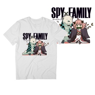 พิมพ์ลาย Spy X Family Frost Tee - เสื้อยืดแฟชั่นอนิเมะลายน่ารัก ผู้หญิงเสื้อผู้หญิงเสื้อขาว