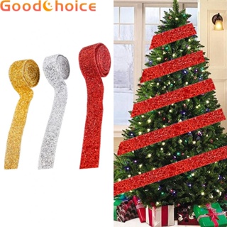 【Good】Ribbon Roll Ribbo 1 Roll 200cm Christmas Decoration For DIY Luxury Style【Ready Stock】