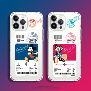 เคสโทรศัพท์มือถือแบบนิ่ม ใส ลายการ์ตูนมิกกี้เมาส์น่ารัก สําหรับ IPhone 11 12 Pro Max 13 Mini 14 Pro X XR XS Max 6s 7 8 Plus Se2020 เคสไอโฟน เคสโทรศัพท์