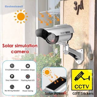 [ElectronicMall01.th] กล้องวงจรปิดจําลอง CCTV เพื่อความปลอดภัย สําหรับเฝ้าระวังในร่ม กลางแจ้ง