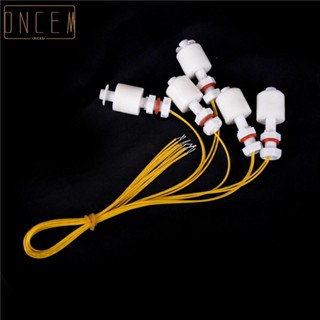 【ONCEMOREAGAIN】Water Level Switch Vertical Float White Accessory Adapter Liquid Level