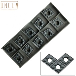 【ONCEMOREAGAIN】Carbide Inserts 10PCS 1PC 80° CNMG120404-TF Replacement For Steel Cutting