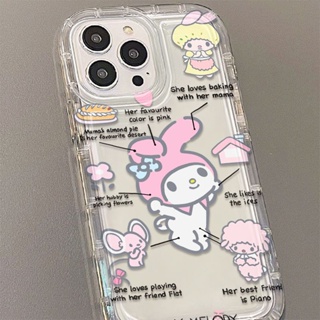 Yiki|เคสโทรศัพท์มือถือแบบนิ่ม กันกระแทก ลายการ์ตูนคิตตี้ เมโลดี้ สําหรับ Xiaomi Redmi 12C 10C 10 Prime 10 9T 9C 9A 9 K60E K60 Pro K60 K50 K40 K40S K30 K20 Pro