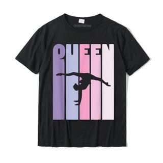 เสื้อยืด ขนาดใหญ่ พิมพ์ลาย Queen Gymnast สไตล์วินเทจ สําหรับผู้ชาย และผู้หญิง