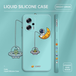 สําหรับ Redmi Note 9 Pro Note 9s Note 9T 11 Pro+ Note 11s เคสโทรศัพท์ ลายการ์ตูนนักบินอวกาศ น่ารัก ป้องกันเต็มเลนส์ ขอบ TPU นิ่ม รูปแบบเคส