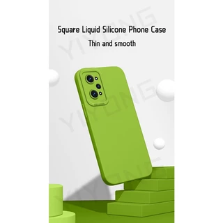 สําหรับRealme GT Neo2 กรณีYIYONG SquareซิลิโคนเหลวสําหรับOPPO Realme GT Neo 2 3 T 3T Neo3T Neo5 GT2 Pro GT3 เคสโทรศัพท์