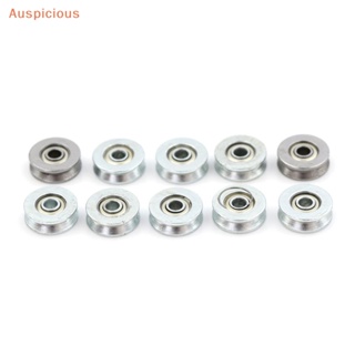 [มงคล] 10 ชิ้น HCS Deep V Groove Sealed Guide Line Track Pulley Ball Bearing 4 * 13 * 6 มม.