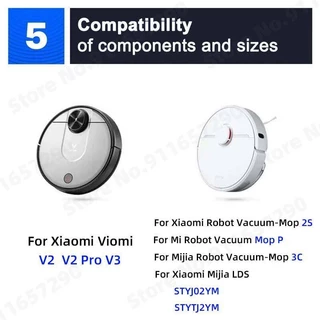 Xiaomi Mi Robot Vacuum Mop P Robot Vacuum Mop 3C B106CN STYTJ02YM Xiaomi Robot Vacuum S10 อุปกรณ์เสริมหุ่นยนต์สูญญากาศของ แปรงหลัก แปรงด้านข้าง กรอง ผ้าขี้ริ้ว