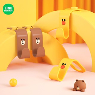 [Line Friends] ตะขอเกี่ยว ขนาดเล็ก สําหรับติดเบาะหลังรถยนต์