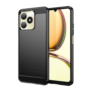 เคสโทรศัพท์ TPU คาร์บอนไฟเบอร์ กันกระแทก สําหรับ Realme C53 C55 Narzo N53 N55