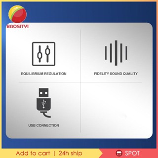 [Baosity1] เครื่องผสมเสียงดิจิทัล 4 ช่อง พอร์ต USB ทนทาน ปลั๊ก US