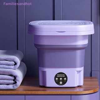 Familiesandhot&gt; เครื่องซักผ้า แบบพกพา เครื่องซักผ้าขนาดเล็ก ความจุสูง พร้อม 3 โหมด ทําความสะอาดล้ําลึก