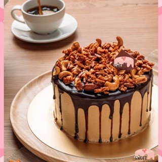 🎂SUPER NUT CAKE โดดเด่นด้วยถั่วหลากหลายชนิด รวมถึงอัลมอนด์เคลือบคาราเมล  สั่งล่วงหน้า2-3วัน ส่งLalamove เค้กวันเกิด