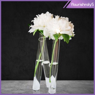 [Flourishroly5] แจกันดอกไม้ หลอดทดลอง 3 ท่อ สําหรับจัดดอกไม้ ในห้องนอน ในร่ม