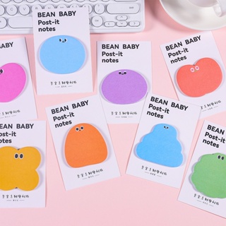 Peach 30Pcs Cute colorful cartoon shape sticky notes Memo Pad School Office Stationery Notepad