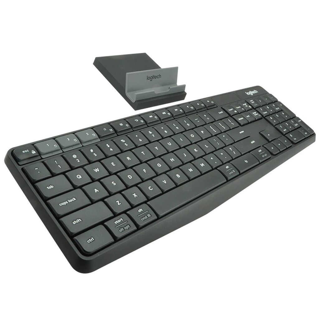 Logitech K375s คีย์บอร์ดไร้สายและขาตั้ง Multi-Device Wireless Keyboard&Stand Combo ประกัน 1 ปี