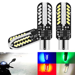 ไฟท้ายรถยนต์ LED T10 W5W 48SMD 3014 สีขาว สีแดง 1 ชิ้น