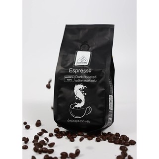 Coffee Factory COFFEE FACTORY Espresso Arabica Dark Roast 250 g. (คั่วเข้ม-เมล็ด) 250 กรัม