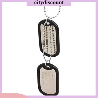 &lt;citydiscount&gt; สร้อยคอโซ่ ประดับลูกปัด แฟชั่นสําหรับผู้ชาย และผู้หญิง